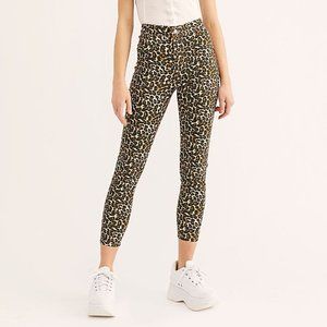 NWOT Free People Leopard Print Belle Pants